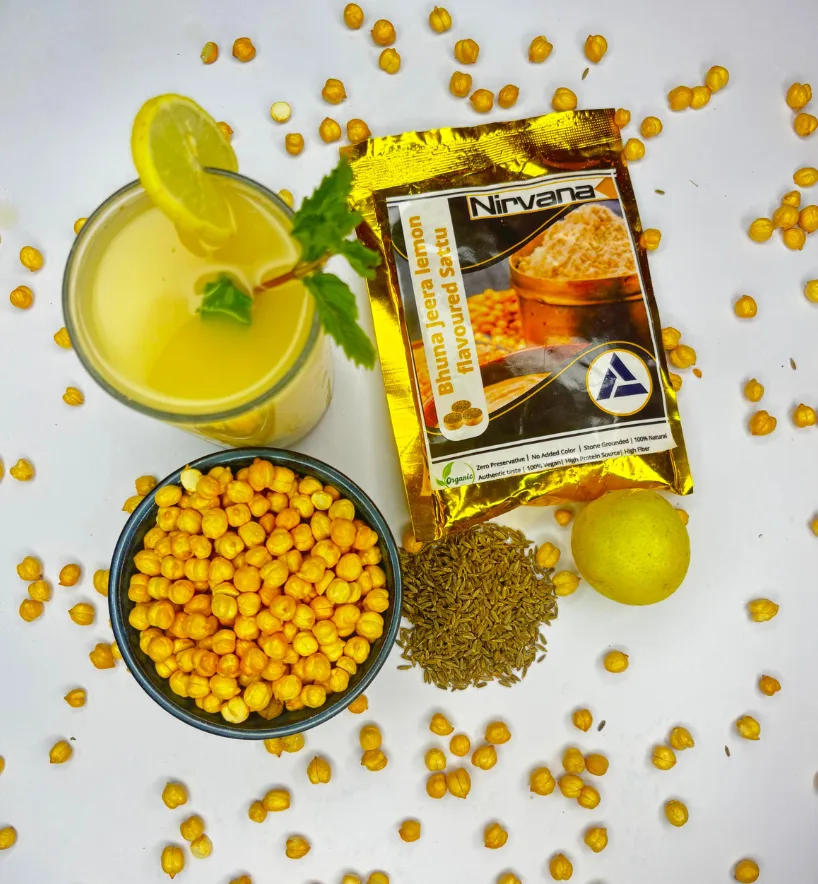 Bhuna Jeera Lemon Flavoured Sattu        